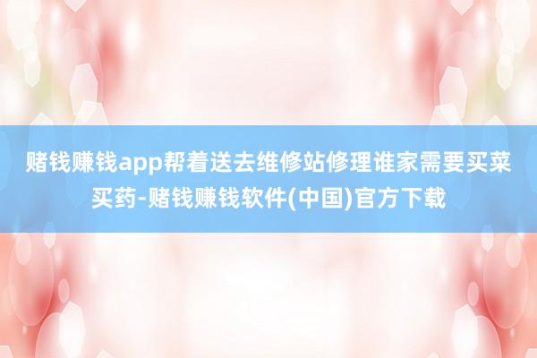赌钱赚钱app帮着送去维修站修理　　谁家需要买菜买药-赌钱赚钱软件(中国)官方下载